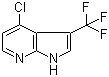 CAS # 869335-75-1, 4-Chloro-3-(trifluoromethyl)-1H-pyrrolo[2,3-b]pyridine