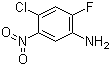 structure of CAS# 86988-02-5, 4-氯-2-氟-5-硝基苯胺