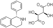 CAS # 869884-00-4, (S)-1,2,3,4-Tetrahydro-1-phenylisoquinoline D-(-)-tartrate, (S)-1,2,3,4-Tetrahydro-1-phenylisoquinoline (2S,3S)-2,3-dihydroxybutanedioate