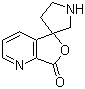structure of CAS# 869969-57-3, 螺[呋喃并[3,4-b]吡啶-5(7H),3'-吡咯烷]-7-酮