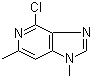 structure of CAS# 870135-17-4, 4-氯-1,6-二甲基-1H-咪唑并[4,5-c]吡啶