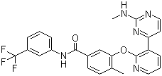 structure of CAS# 870223-96-4, 4-甲基-3-[[3-[2-(甲基氨基)-4-嘧啶基]-2-吡啶基]氧基]-N-[3-(三氟甲基)苯基]苯甲酰胺