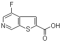 structure of CAS# 870235-46-4, 4-氟噻吩并[2,3-c]吡啶-2-羧酸