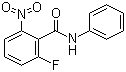 structure of CAS# 870281-83-7, 2-氟-6-硝基-N-苯基苯甲酰胺