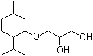 structure of CAS# 87061-04-9, 3-[[5-甲基-2-(1-甲基乙基)环己基]氧]-1,2-丙二醇