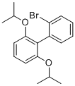 structure of CAS# 870703-70-1, 2-Bromo-2',6'-diisopropoxy-1,1'-biphenyl