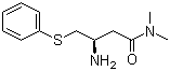 CAS 登录号：870812-31-0, (R)-3-氨基-N,N-二甲基-4-(苯硫基)丁酰胺