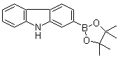 structure of CAS# 871125-67-6, 4a,9a-二氢-9H-咔唑-2-硼酸频哪醇酯