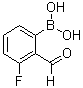 structure of CAS# 871126-15-7, (3-氟-2-甲酰基苯基)硼酸
