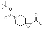 structure of CAS# 871727-05-8, 6-(tert-Butoxycarbonyl)-6-azaspiro[2.5]octane-1-carboxylic acid