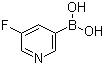 structure of CAS# 872041-86-6, 5-氟-3-吡啶硼酸