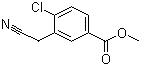 structure of CAS# 872091-83-3, 4-氯-3-(氰基甲基)苯甲酸甲酯