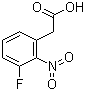 structure of CAS# 872141-25-8, 3-Fluoro-2-nitrobenzeneacetic acid