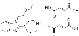 CAS 登录号：87233-62-3, 依美斯汀二富马酸盐