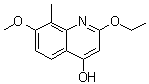 CAS 登录号：872496-85-0, 2-乙氧基-7-甲氧基-8-甲基-4-喹啉醇