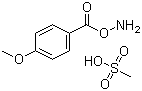 structure of CAS# 872851-29-1, O-(4-甲氧基苯甲酰基)羟胺甲磺酸盐
