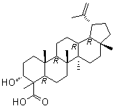 CAS 登录号：87355-32-6, Lupeolic acid, 3alpha-羟基羽扇-20(29)-烯-24-酸