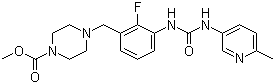 CAS # 873697-71-3, CK 1827452O, mecamtiv mecarbil, Methyl 4-[[2-fluoro-3-[N'-(6-methylpyridin-3-yl)ureido]phenyl]methyl]piperazine-1-carboxylate