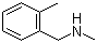 2-甲基-N-甲基苄胺分子结构 (CAS 874-33-9)