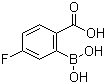 structure of CAS# 874290-62-7, 2-羧基-5-氟苯硼酸