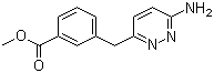 CAS 登录号：874338-90-6, 3-[(6-氨基-3-哒嗪基)甲基]苯甲酸甲酯