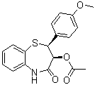 CAS # 87447-47-0, (2S,3S)-3-(Acetyloxy)-2,3-dihydro-2-(4-methoxyphenyl)-1,5-benzothiazepin-4(5H)-one