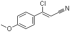 structure of CAS# 874479-16-0, (2Z)-3-氯-3-(4-甲氧基苯基)-2-丙烯腈
