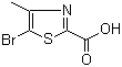 CAS # 874509-45-2, 5-Bromo-4-methyl-2-thiazolecarboxylic acid
