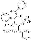 structure of CAS# 874948-59-1, (11bS)-4-羟基-2,6-二苯基-二萘并[2,1-d:1',2'-f][1,3,2]二氧杂磷杂卓 4-氧化物