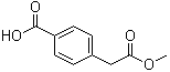 structure of CAS# 87524-66-1, Methyl (4-carboxyphenyl)acetate