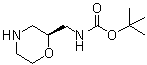 N-[(2S)-2-Morpholinylmethyl]carbamic acid 1,1-dimethylethyl ester molecular structure (CAS 875551-59-0)
