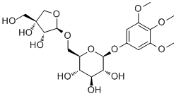Kelampayoside A分子结构 (CAS 87562-76-3)