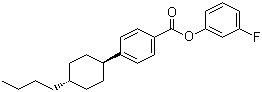 CAS 登录号：87592-62-9, 4'-反式-丁基环己基苯甲酸 3-氟苯酯