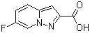 structure of CAS# 876379-76-9, 6-Fluoropyrazolo[1,5-a]pyridine-2-carboxylic acid