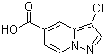 CAS # 876379-80-5, 3-Chloropyrazolo[1,5-a]pyridine-5-carboxylic acid