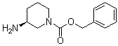 structure of CAS# 876461-55-1, (3S)-3-氨基-1-哌啶羧酸苄酯