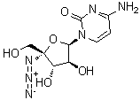CAS 登录号：876708-03-1, 4-氨基-1-(4-C-叠氮基-beta-D-呋喃阿拉伯糖基)-2(1H)-嘧啶酮