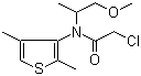CAS 登录号：87674-68-8, 二甲吩草胺, 2-氯-N-(2,4-二甲基-3-噻吩基)-N-(2-甲氧基-1-甲基乙基)乙酰胺