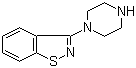 structure of CAS# 87691-87-0, 4-(1,2-苯并异噻唑-3-基)-1-哌嗪