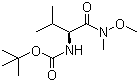 CAS 登录号：87694-52-8, N-[(1S)-1-[(甲氧基甲基氨基)羰基]-2-甲基丙基]氨基甲酸叔丁酯