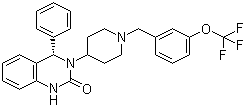 CAS 登录号：877606-63-8, (4S)-3,4-二氢-4-苯基-3-[1-[[3-(三氟甲氧基)苯基]甲基]-4-哌啶基]-2(1H)-喹唑啉酮