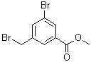 structure of CAS# 877624-40-3, 3-Bromo-5-bromomethylbenzoic acid methyl ester