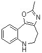 structure of CAS# 877858-27-0, 5,6-二氢-2-甲基-4H-恶唑并[4,5-d][1]苯并氮杂卓