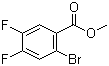 Methyl 2-bromo-4,5-difluorobenzoate molecular structure (CAS 878207-28-4)
