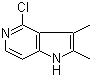 CAS 登录号：878232-70-3, 4-氯-2,3-二甲基-1H-吡咯并[3,2-c]吡啶