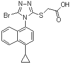 structure of CAS# 878672-00-5, 雷西纳德