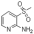 structure of CAS# 878805-97-1, 3-(Methylsulfonyl)-2-pyridinamine