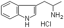 CAS 登录号：879-36-7, 3-(2-氨基丙基)吲哚盐酸盐