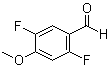 structure of CAS# 879093-08-0, 2,5-二氟-4-甲氧基苯甲醛