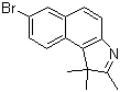 structure of CAS# 879713-65-2, 7-溴-1,1,2-三甲基-1H-苯并[e]吲哚